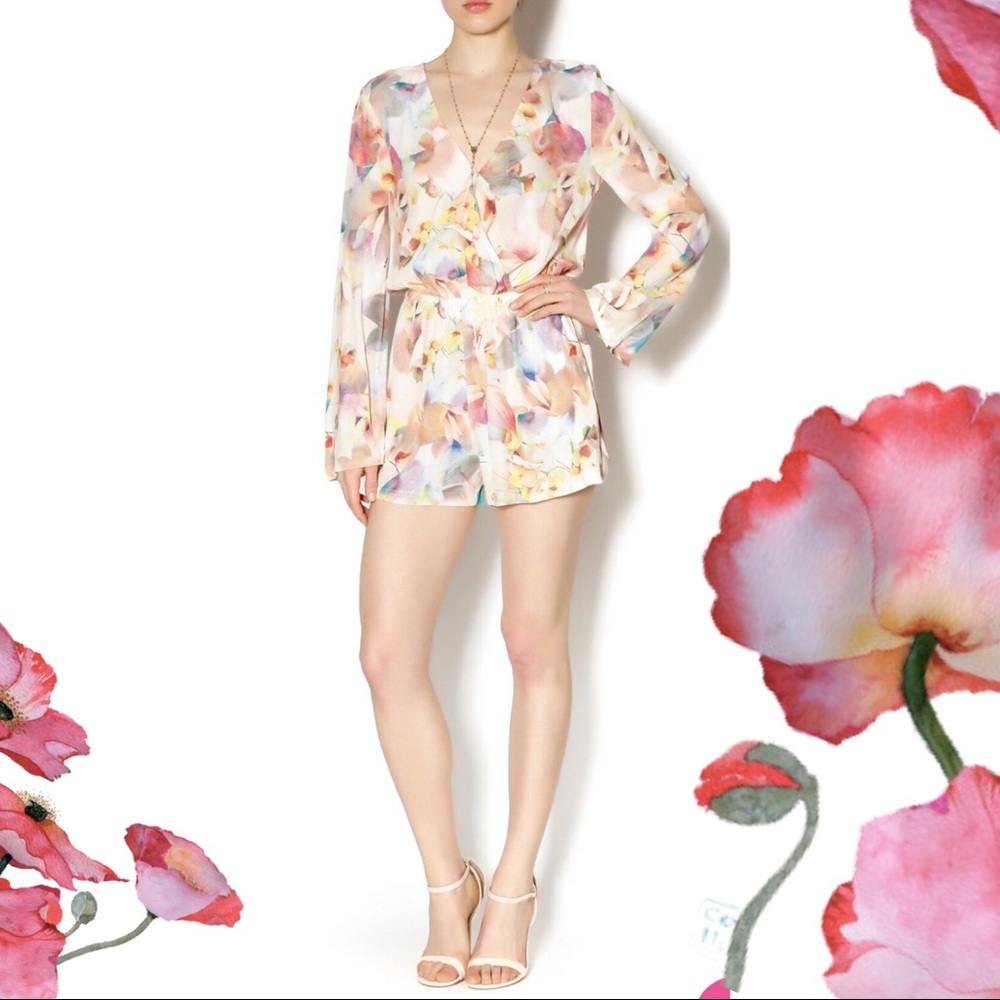 Willow & Clay Watercolor Romper